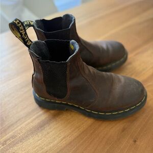 Dr. Martens Brown Leather Chelsea Boots